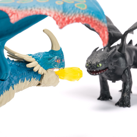 How to Train Your Dragon Deadly Nadder Figur mit feurigem Raketenwerfer