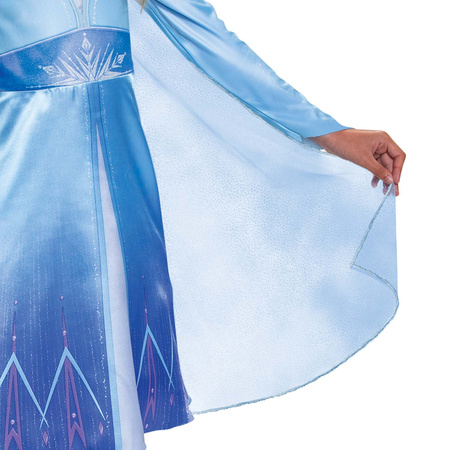 Kinderkostüm, Disney Karnevalskostüm Die Eiskönigin Elsa 124-135 cm 7-8 Jahre alt