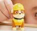 Paw Patrol Rubble und seine Crew Rubble&Crew Rubble Bagger Gelb Bulldozer Baufahrzeug mit Figur 6cm