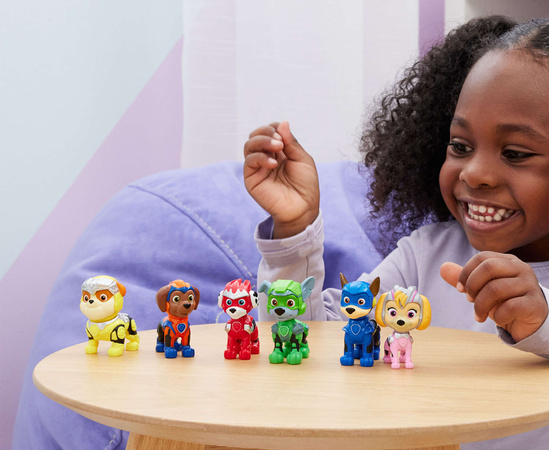 Paw Patrol The Movie 2 bunte Sammelfiguren Doggies 6er Pack