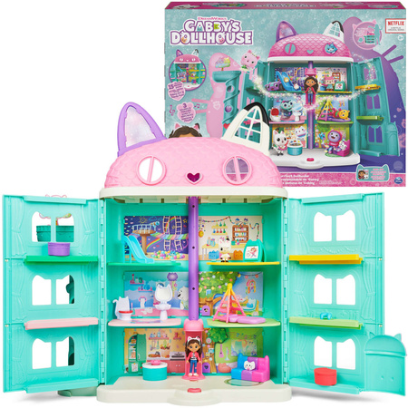 Gabi's Purrfect Dollhouse Interactive 60 cm Big Big Dollhouse + Pussycat und Gabi Figuren Gabby's Purrfect Dollhouse Sound