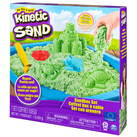 Kinetic Sand kinetische Sandburg Bausatz grün 454 g