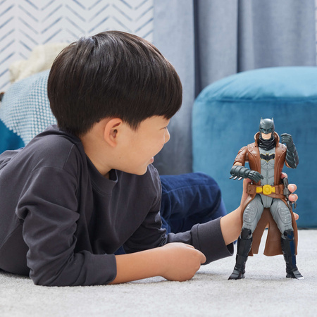 DC Comics Batman große Figur Puppe in braunen Mantel 30 cm