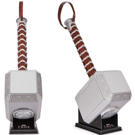 Puzzle 4D Build Marvel Hammer of Thor Mjolnir 3D Modell zum Zusammenbauen