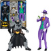 Großes 2-in-1 DC Comics Batman vs Joker 30 cm Figuren + Zubehörset
