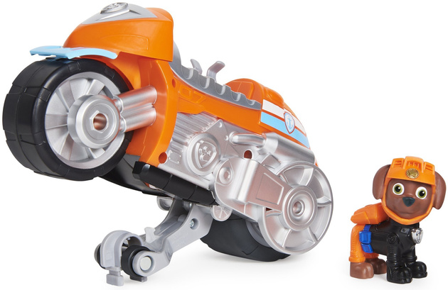 Paw Patrol Motopies Zuma Figur und Motorrad deluxe Fahrzeug Spin Master