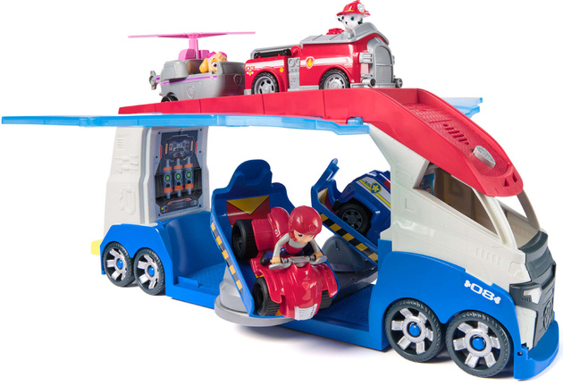 Psi Patrol Großes Patroller Set 4 Fahrzeuge Licht Sound Ryder, Chase, Marshall und Skye