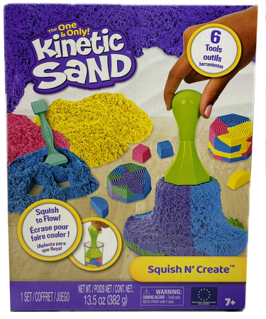 Kinetic Sand Set Kinetic Sand Squish n' Create + Zubehör