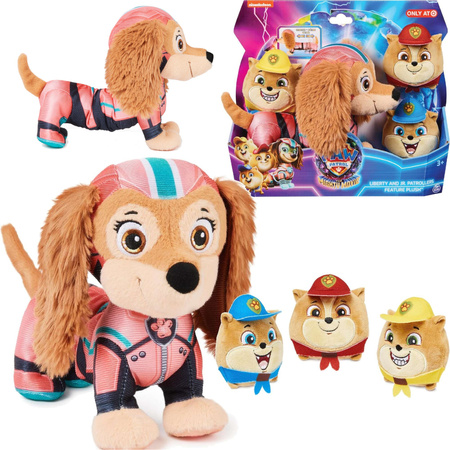 Paw Patrol The Mighty Kinofilm Big Set Liberty Hauptquartier + 4 Hundewelpen Figuren