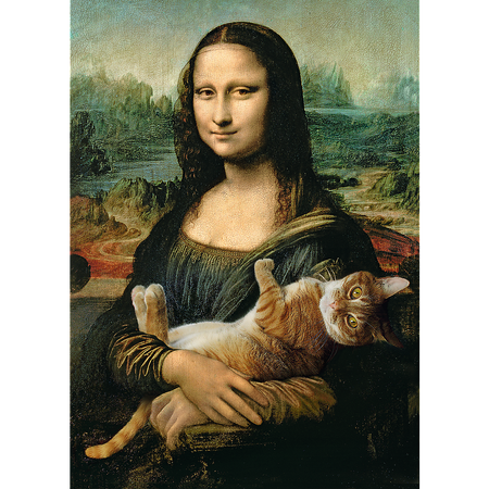 Trefl Puzzle 500 Elemente Moauf Lisa und die Katze Pruczek