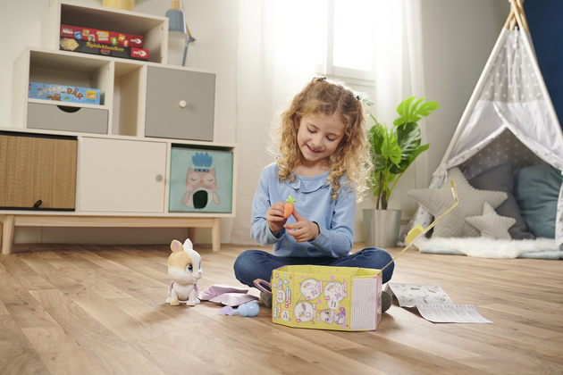 Pamper Petz Interactive Rabbit von der Windelbande macht Pipi + Acc.