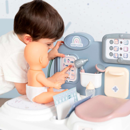 Baby Care Baby-Puppenpflegezentrum + 24 Zubehörteile