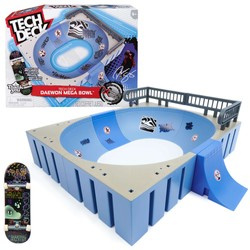 Tech Deck Fingerboard Set Daewon Mega Bowl Rampe + Skateboard Zubehör