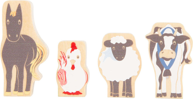 Kleiner Fuß Holzbrückenspiel Freunde