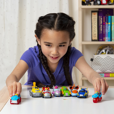 Paw Patrol Satz von 8 True Metal Mighty Pups Kosmopies Fahrzeuge