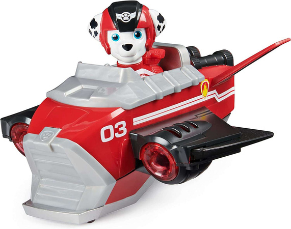 Paw Patrol Marshall Jet Rescue Set Düsenflugzeug + Figur Licht/Ton