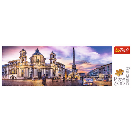 Trefl Puzzle 500 Panorama Piazza Navona Rom