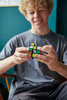 3W1 Set Original klassisches Rubik's Cube Puzzle Spielzeug Mini-Würfelpuzzle Schlüsselanhänger Rubik's (2 Würfel + Schlüsselanhänger)