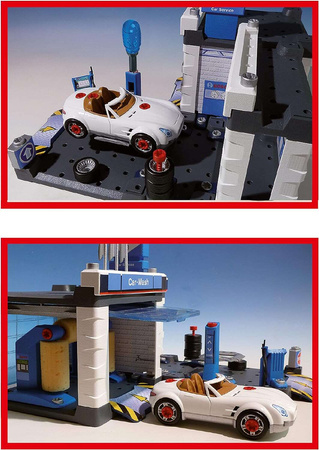 KLEIN Service Station Garage BOSCH mit Auto