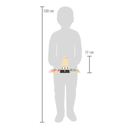 Strategiespiel mit Holzschiffen für Kinder