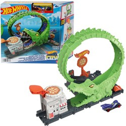 Hot Wheels City Crocodile Loop Set + Fahrzeug