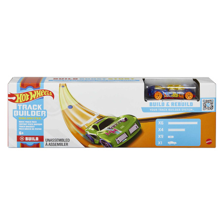 Hot Wheels Track Builder Gleis-Set+ Fahrzeug