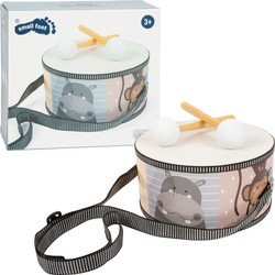 Holztrommel Wild Animals mit Gurt und Stöcken