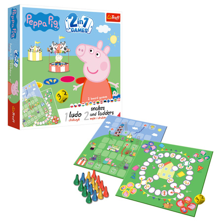 Trefl Game Peppa Wutz Sorry + Schlangen und Leitern