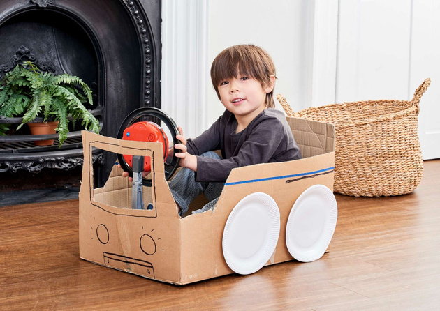 Fahrsimulator mit beweglichem Lenkrad Lichtgeräusche Kleiner Fahrer Casdon