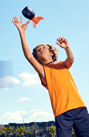 Aerobie Rakete Arcade-Spiel Super Sonic Fin Catch aerodynamischen Ball