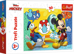 Puzzle 30 Teile Mickey Mouse und das lustige Haus