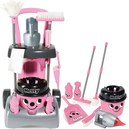 Casdon Hetty Deluxe Reinigungswagen mit Staubsauger und Mopp