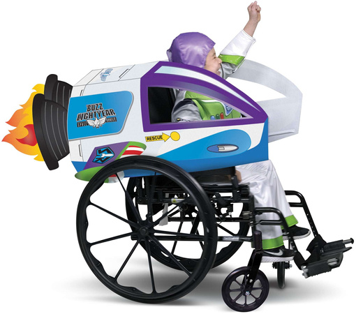 Karnevalskostüm Toy Story Rakete Buzz Lightyear für Rollstuhl