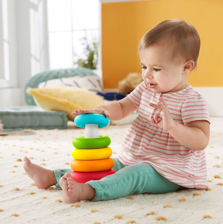 Fisher-Price bunte Pyramide 6 Elemente EKO