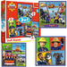 Trefl Puzzle 3in1 Feuerwehrmann Sam in Aktion 106 Elemente