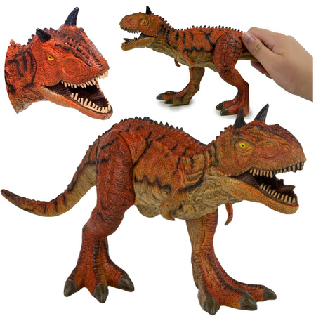 Carnotaurus Dinosaurier Figur beweglicher Mund