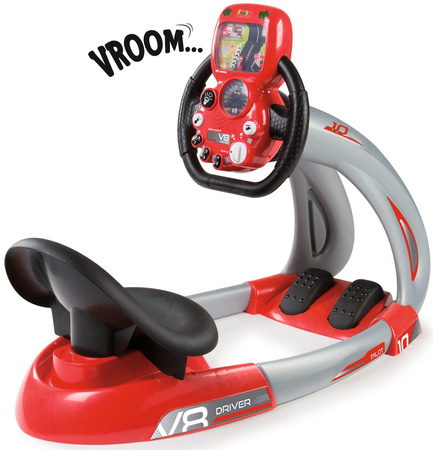 Smoby V8-Fahrerauto-Simulator für Kinder mit beweglichen Pedalen