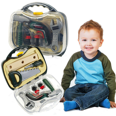 Bosch-Koffer mit Werkzeug und Schraubendreher Ixolino II Klein