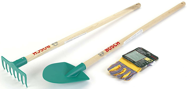 Klein 2712 Bosch Garten-Set Harke Schaufel