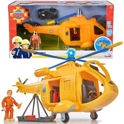 Feuerwehrmann Sam Rettungshubschrauber Wallaby 2 Licht/Sound + Figur