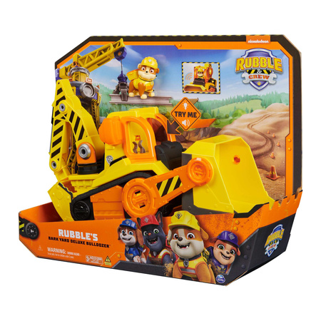 Paw Patrol Rubble und seine Crew Bulldozer mit beweglichen Teilen Fahrzeug mit Licht und Sound
