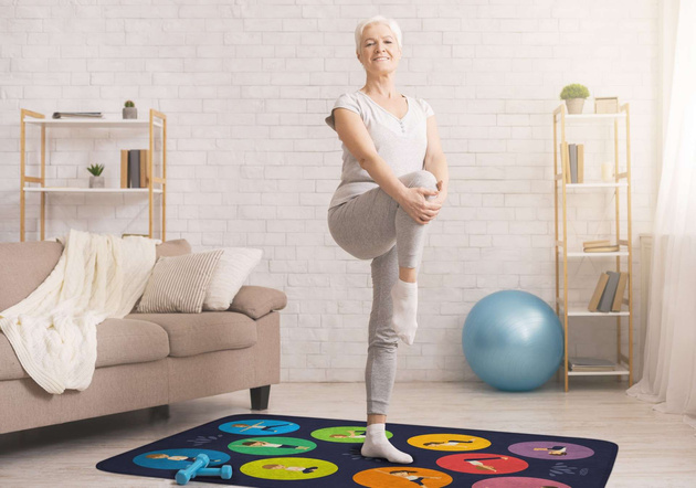 Achoka Soft Teppich Yoga- und Spielmatte 130x180 cm