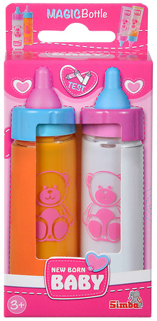 New Born Baby Magische Puppenflaschen 2 Stück