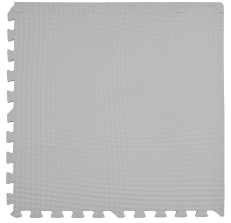 Humbi Schaumstoffbodenmatte 180x180 Großes wasserdichtes sicheres Schaumstoffpuzzle 9 Stück mint, grau, weiß