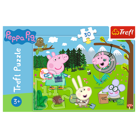 Trefl Puzzle 30 Peppa Wutz Waldexpedition