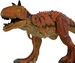 Carnotaurus Dinosaurier Figur beweglicher Mund