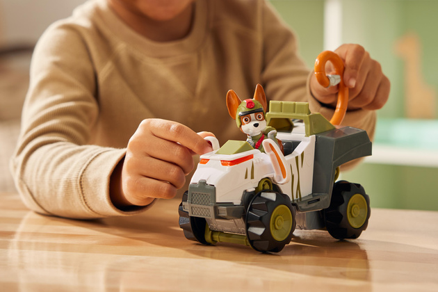 Paw Patrol Jungle Pups Vehicle Tracker-Set+Figur