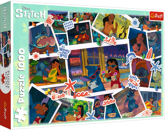 Puzzle 1000 Lilo&Stitch süße Erinnerungen Trefl