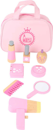 Holz-Schminktaschen-Set mit Zubehör