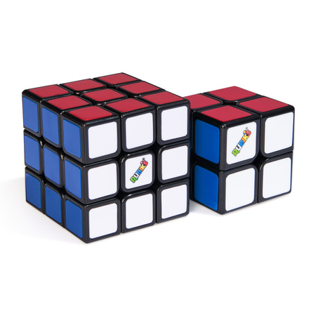 Set 2in1 klassischer Rubik's Würfel Original Puzzle Rubik's Würfel 2x2 und 3x3 Spin Master